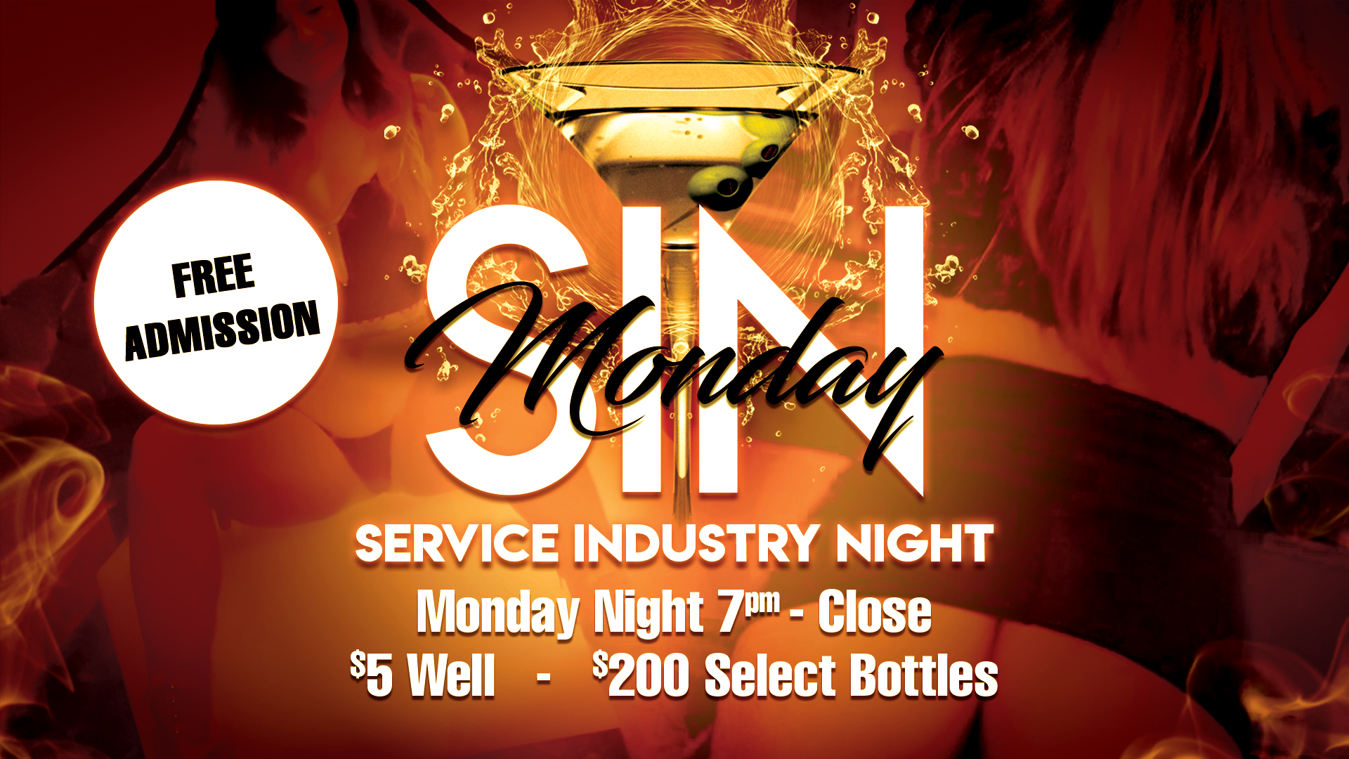 Service Industry Night- Monday